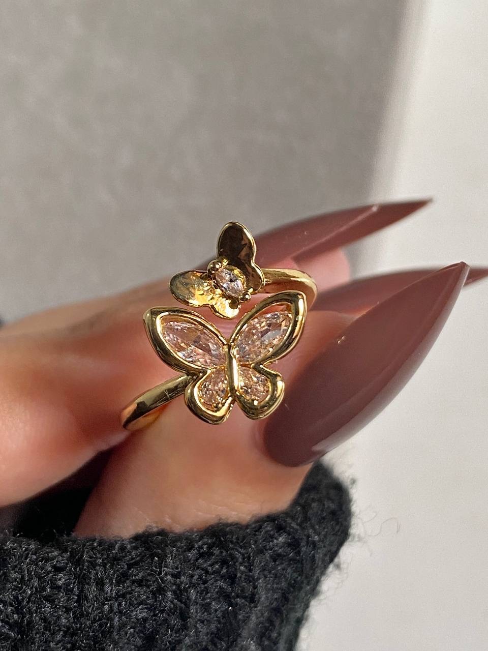 ✨ خاتم الفراشات الراقي ✨🦋