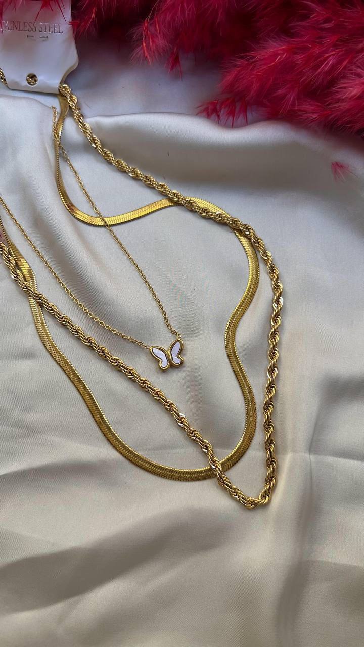 سلسه ذهبيه متعدده الطبقات 🥰🥰