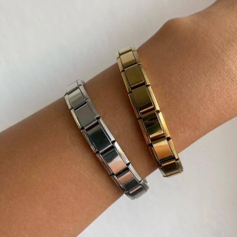 Italian bracelet 💕 ايطاليان برسيلت اللى مكسره الدنيا 💕 ستالس بيور مبتغيرش لون 💕