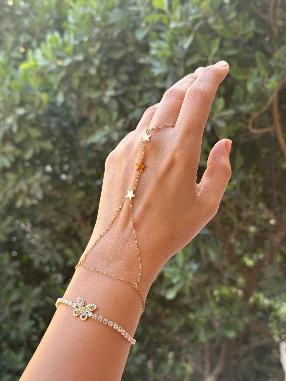 Hand chain 💕💕💕💕 التريند 💕💕 استانلس بيور  MGE💓