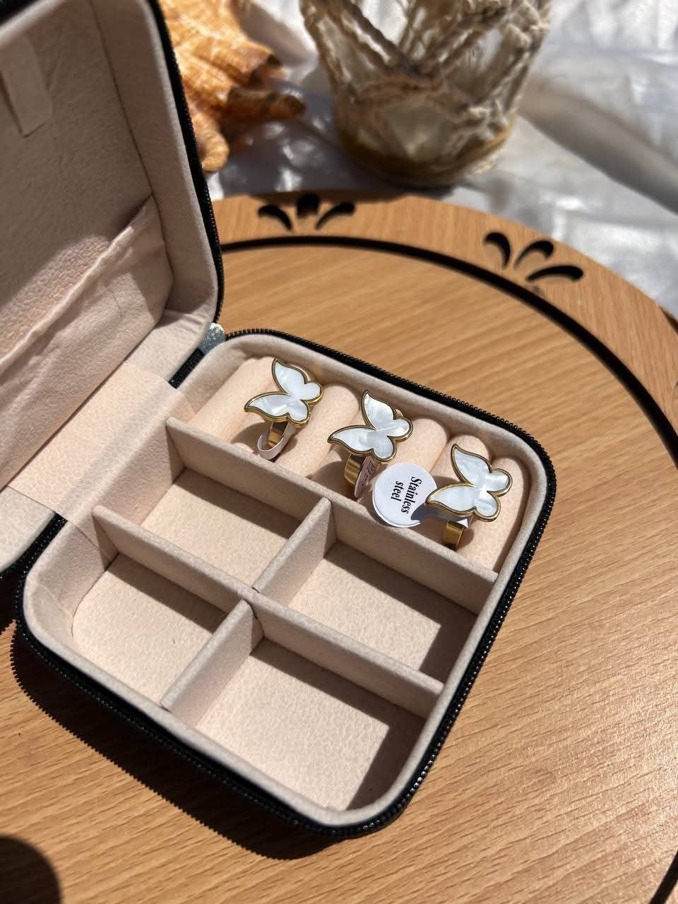 خاتم فراشه  استانلس 🥹🧚
